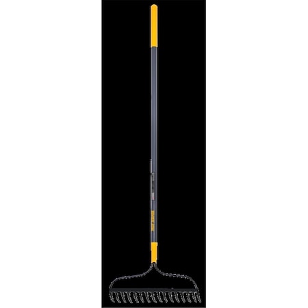 Grandoldgarden 16Tine Welded Bow Rake with Fiberglass Handle GR86086